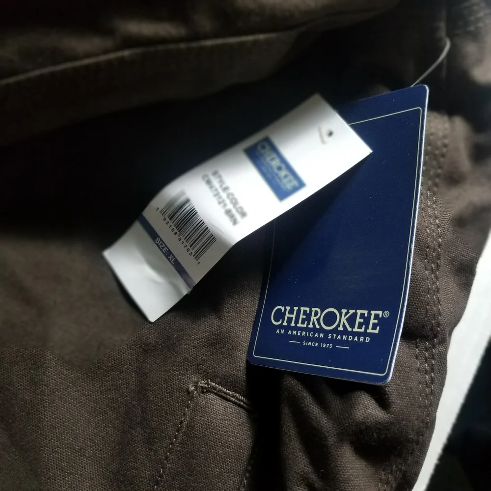 NWT CHEROKEE MEN'S BROWN COAT SIZE XL- SEE FULL DESCRIPTION
